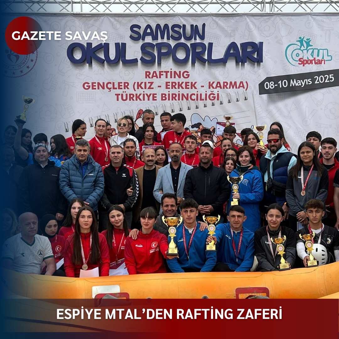 Espiye MTAL’den Rafting Zaferi