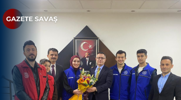 GENÇLİK HAFTASI ZİYARETİ: KAYMAKAM KOÇ’tan GENÇLERE TEŞEKKÜR