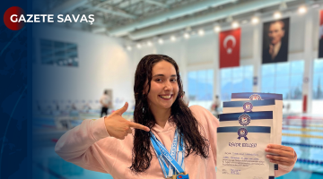 GİRESUNLU YÜZÜCÜDEN TÜRKİYE REKORU