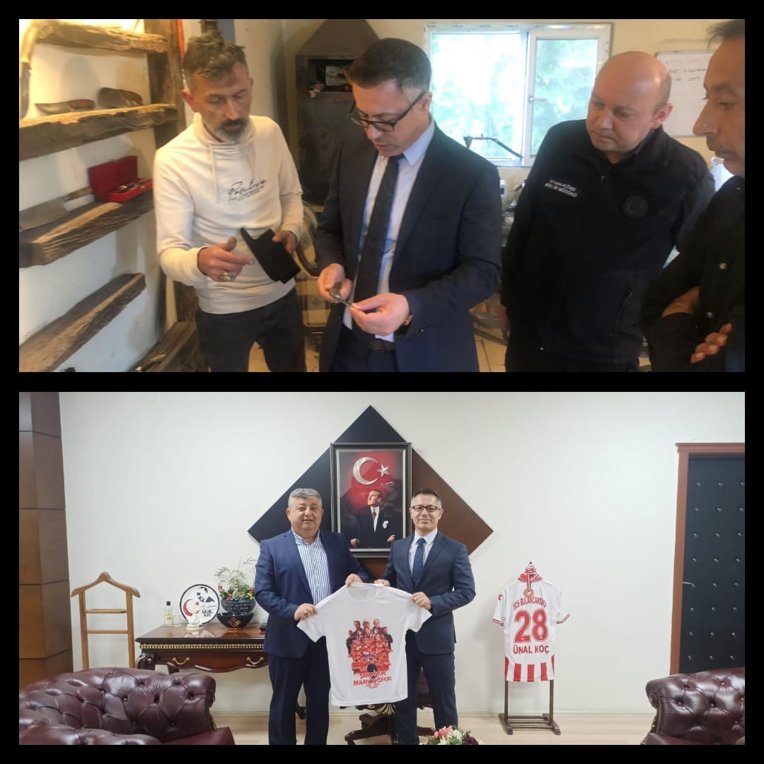 KAYMAKAM ÜNAL KOÇ’tan SÜME KÖYÜ VE BULANCAKSPOR’a ZİYARET
