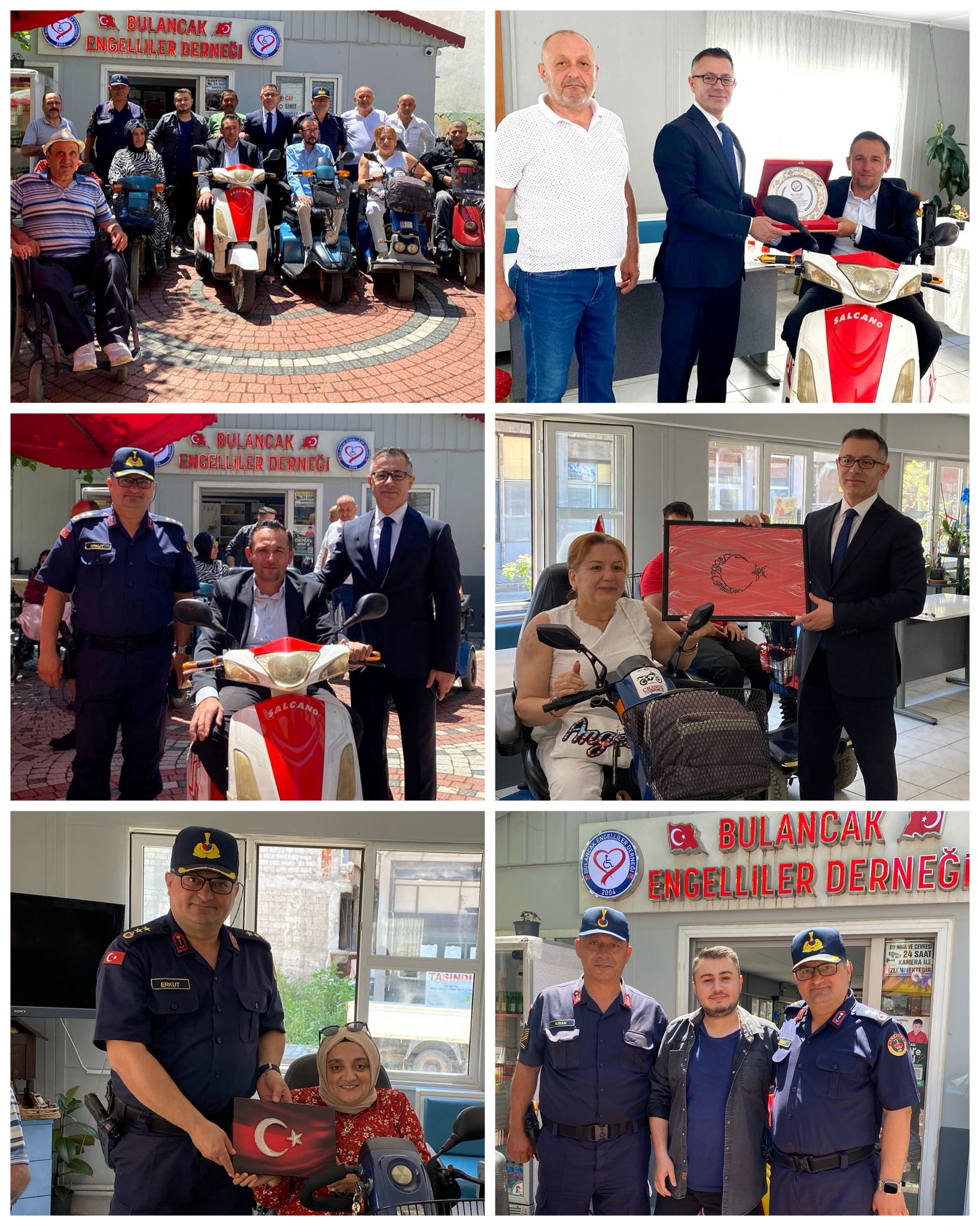 ENGELLİLER DERNEĞİ’ne VEDA ZİYARETİ: