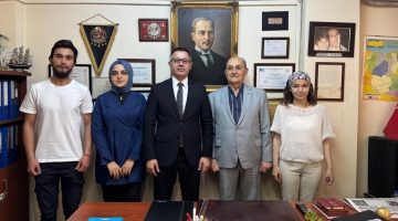 KAYMAKAM ÜNAL KOÇ’tan GAZETEMİZE VEDA ZİYARETİ