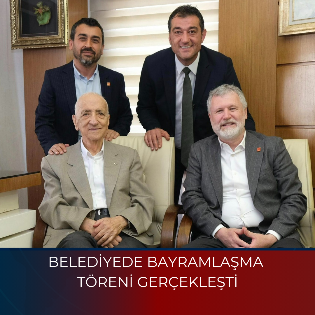 BELEDİYEDE BAYRAMLAŞMA TÖRENİ GERÇEKLEŞTİ