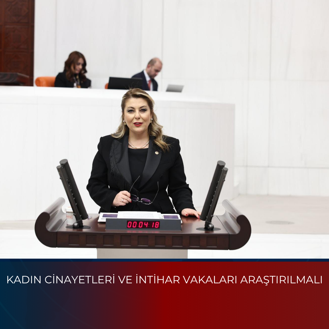 KADIN CİNAYETLERİ VE İNTİHAR VAKALARI ARAŞTIRILMALI