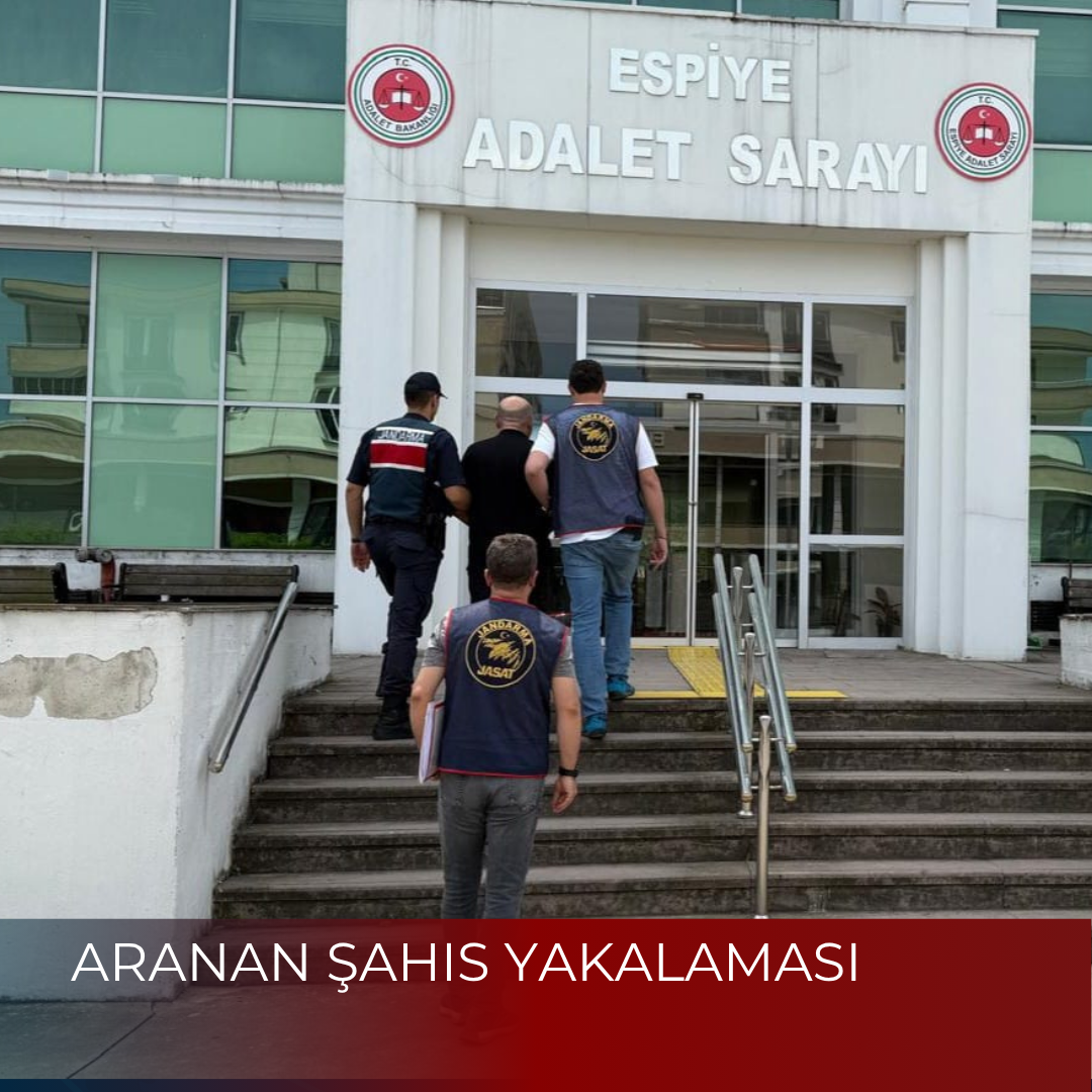 ARANAN ŞAHIS YAKALAMASI