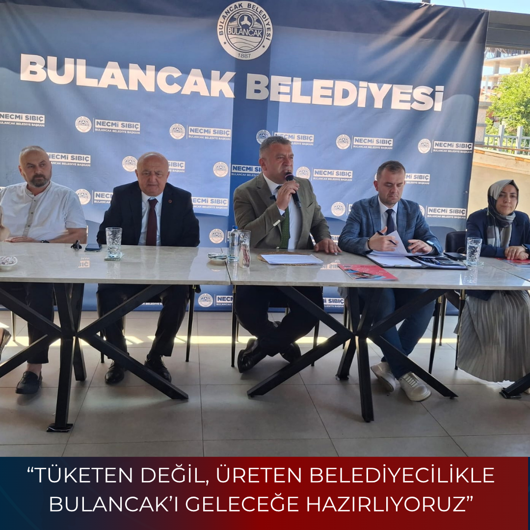 “TÜKETEN DEĞİL, ÜRETEN BELEDİYECİLİKLE BULANCAK’I GELECEĞE HAZIRLIYORUZ”