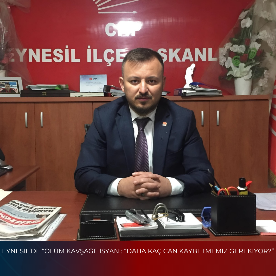 EYNESİL’DE “ÖLÜM KAVŞAĞI” İSYANI: “DAHA KAÇ CAN KAYBETMEMİZ GEREKİYOR?”