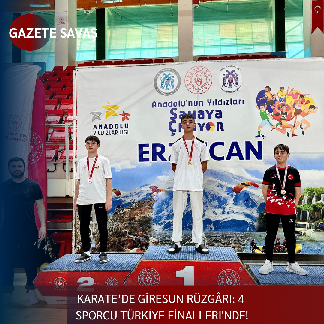 Karate’de Giresun Rüzgârı: 4 Sporcu Türkiye Finalleri’nde!