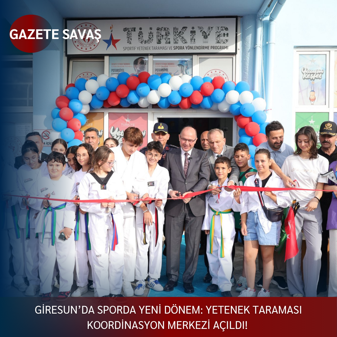 Giresun’da Sporda Yeni Dönem: Yetenek Taraması Koordinasyon Merkezi Açıldı!