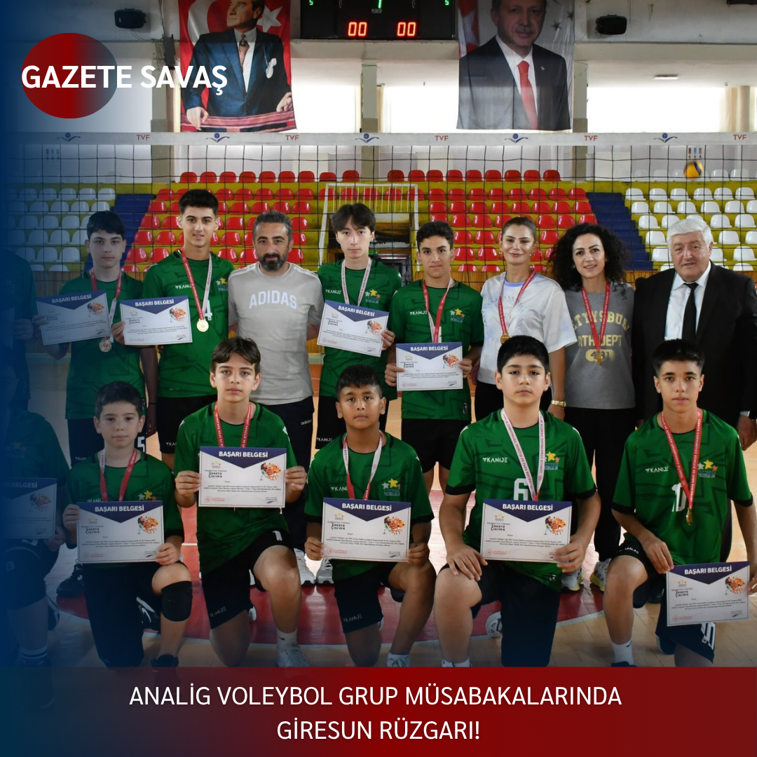 ANALİG Voleybol Grup Müsabakalarında Giresun Rüzgarı!