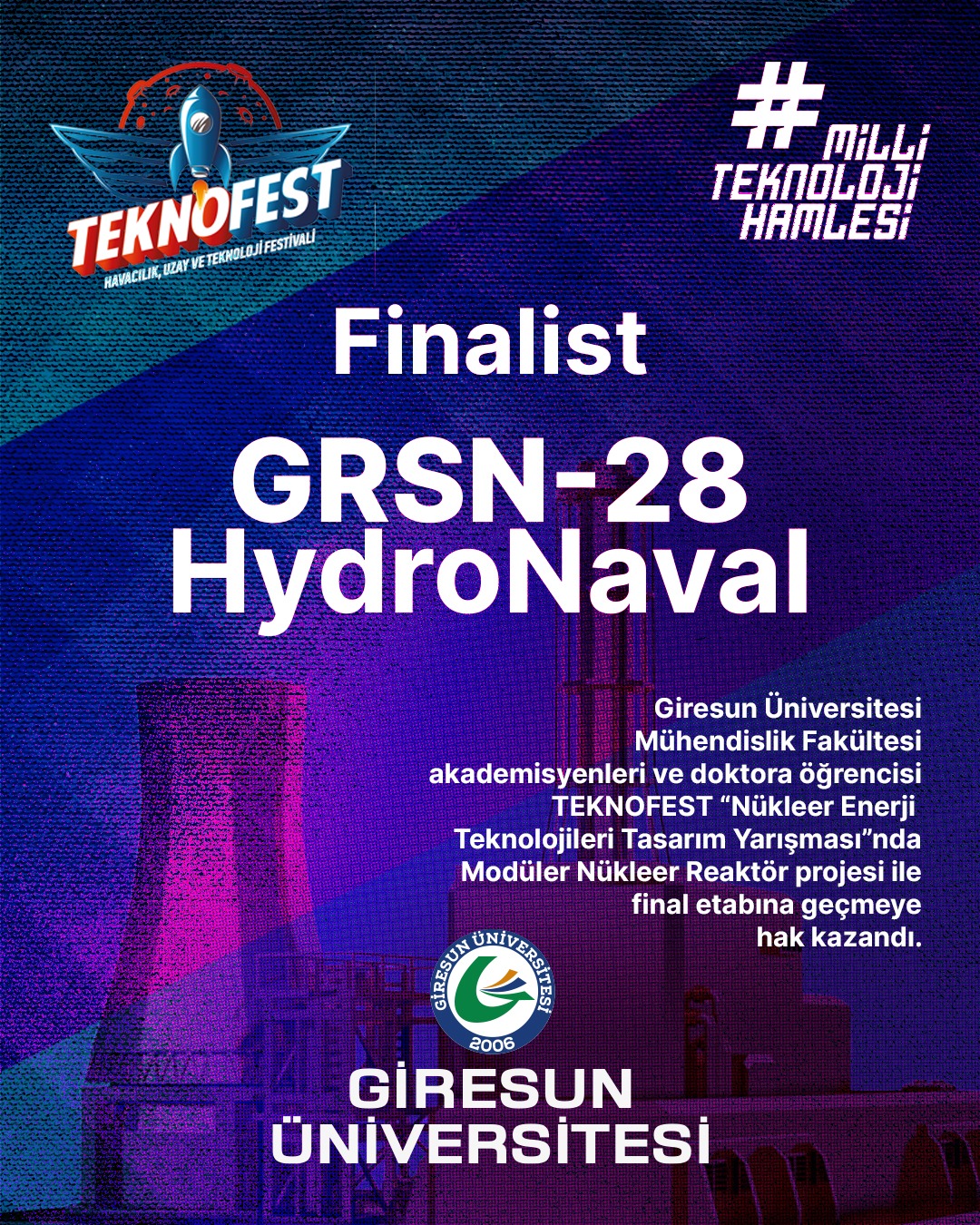 Giresun Üniversitesi TEKNOFEST 2025 Finalinde