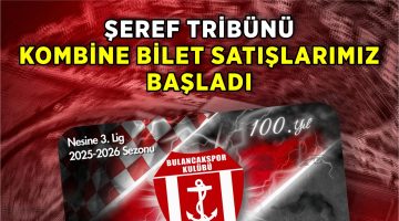 Bulancakspor 100. Yıla Özel Şeref Tribünü Kombine Kartlarını satışa sundu