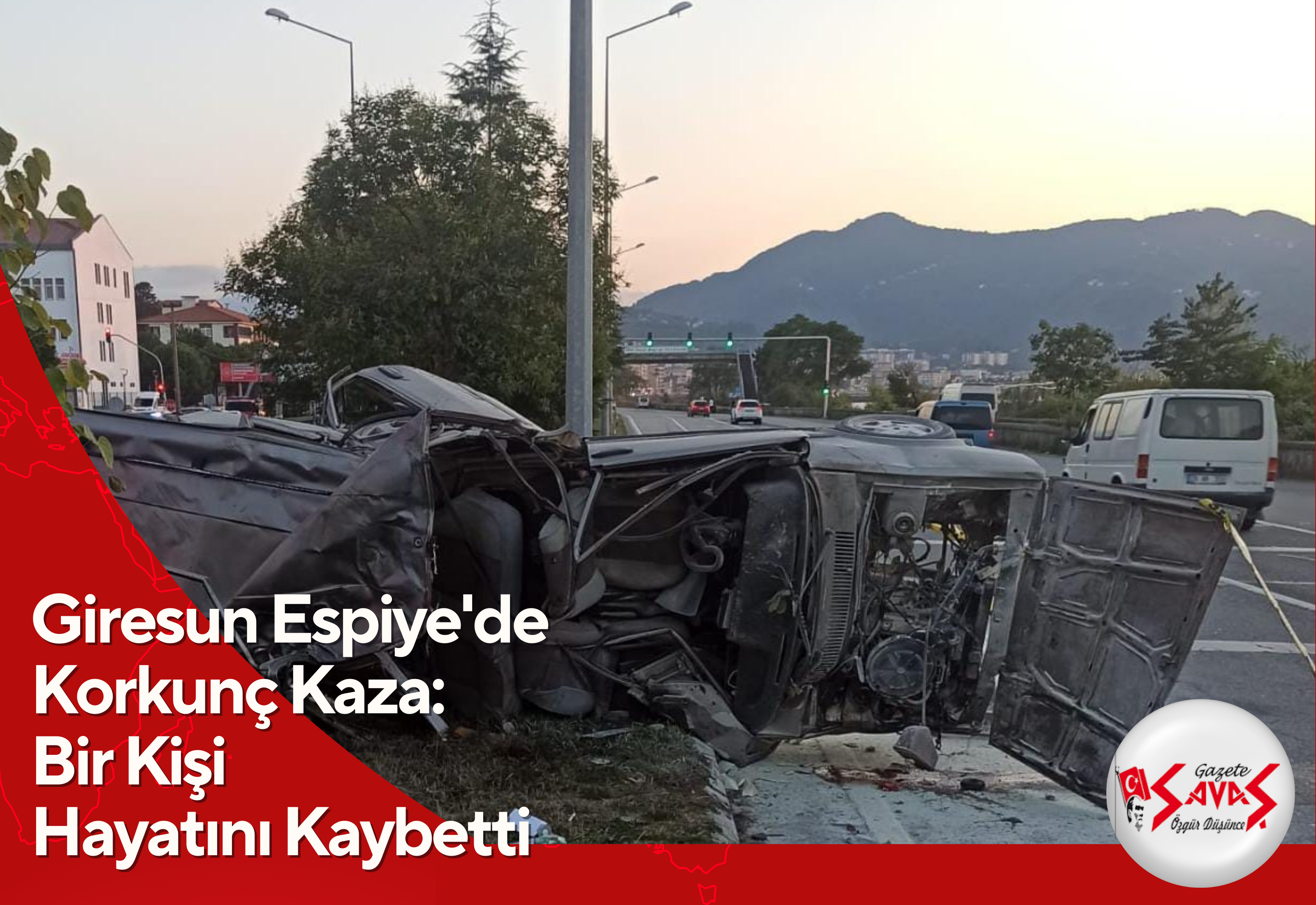 Giresun Espiye’de Korkunç Kaza: Bir Kişi Hayatını Kaybetti