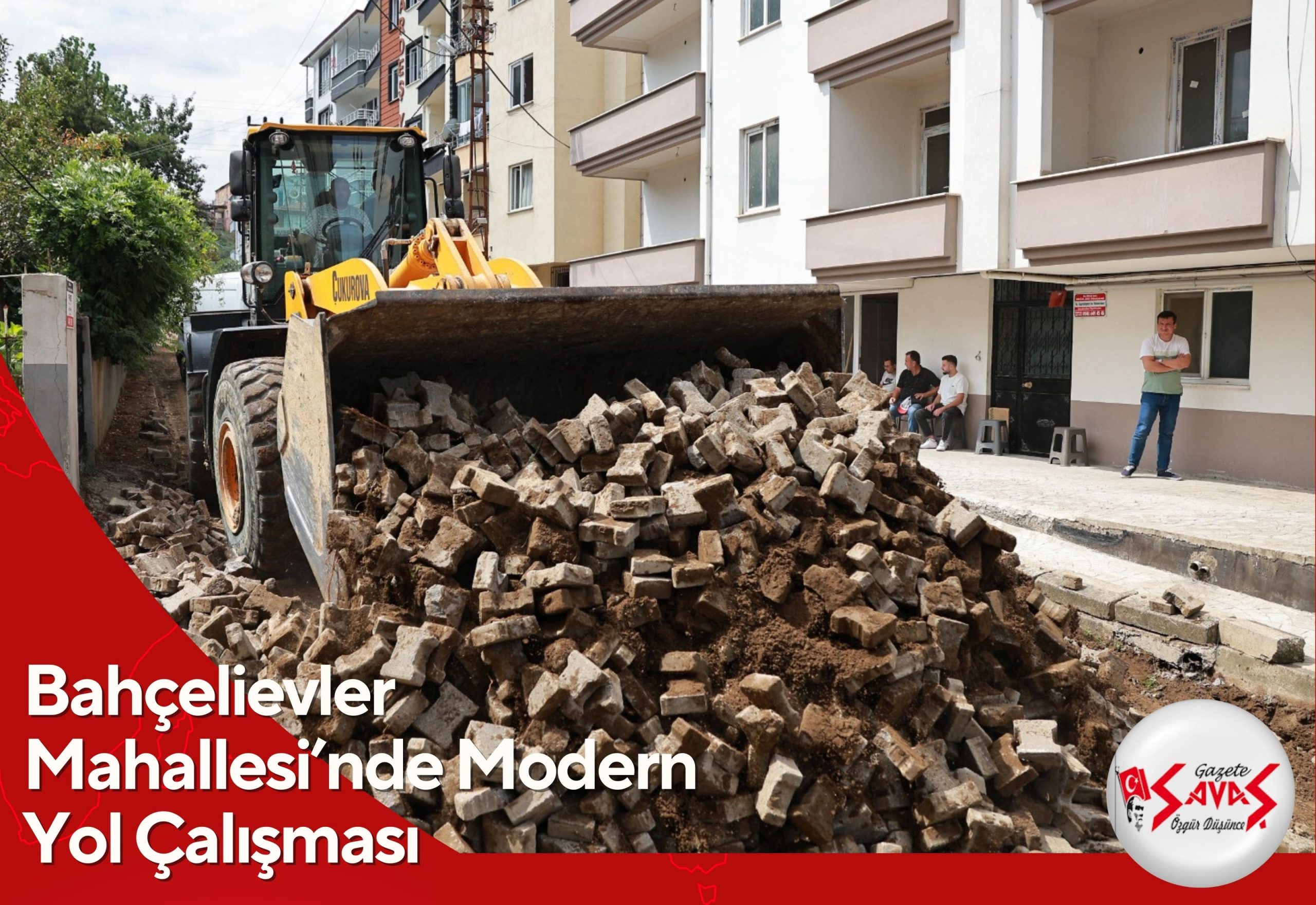 Bahçelievler Mahallesi’nde Modern Yol Çalışması