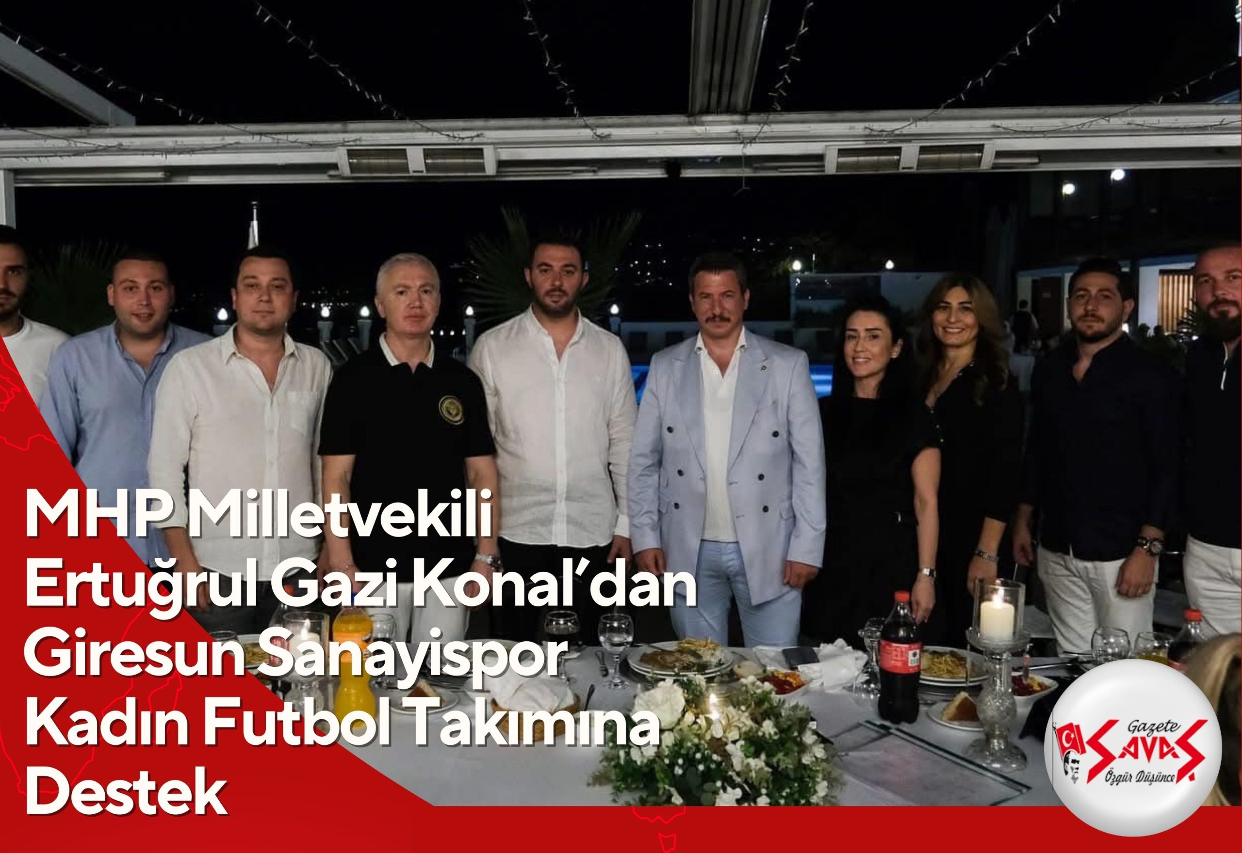 MHP Milletvekili Ertuğrul Gazi Konal’dan Giresun Sanayispor Kadın Futbol Takımına Destek