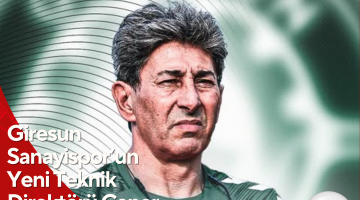 Giresun Sanayispor’un Yeni Teknik Direktörü Caner Akdağ Oldu