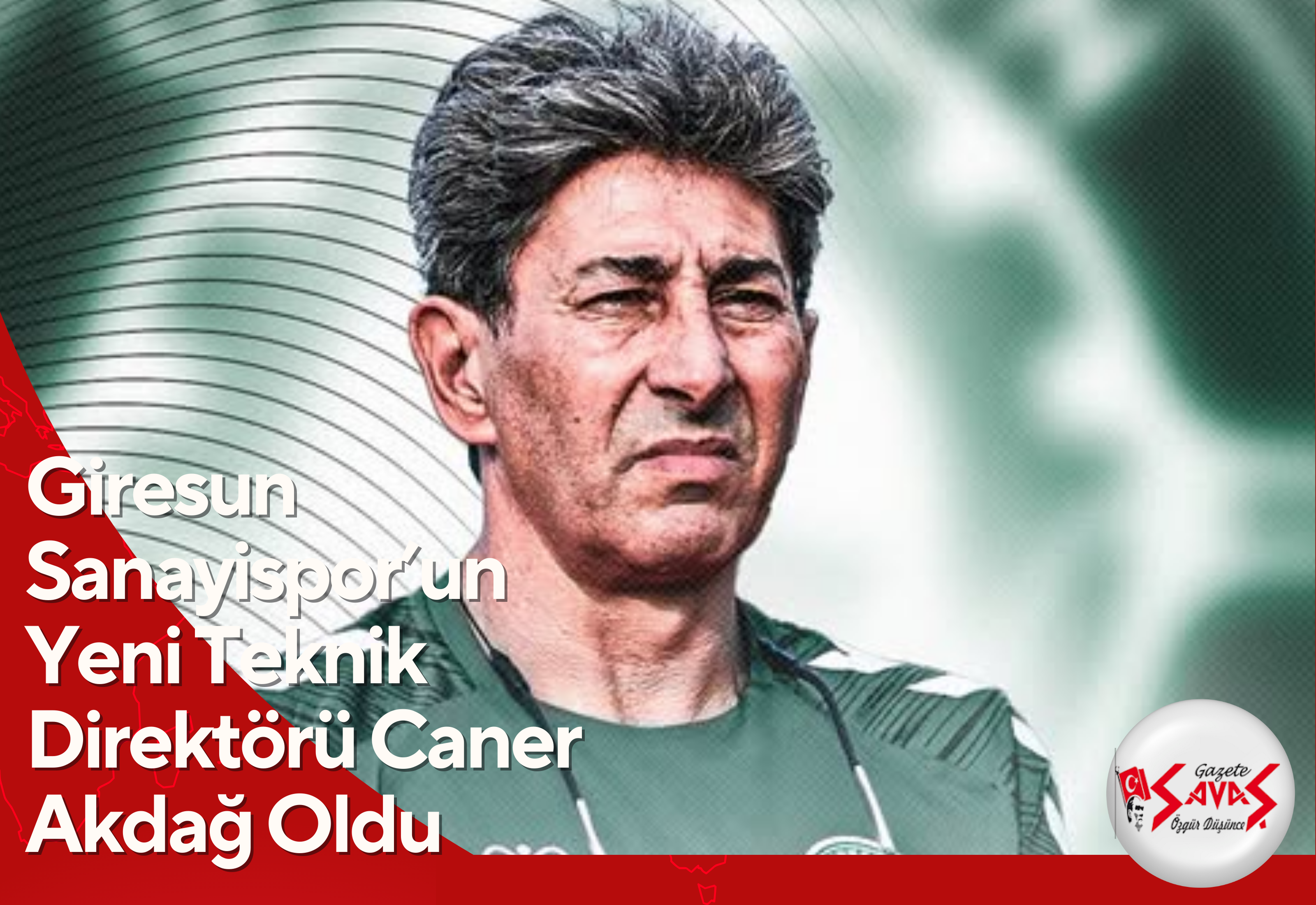 Giresun Sanayispor’un Yeni Teknik Direktörü Caner Akdağ Oldu