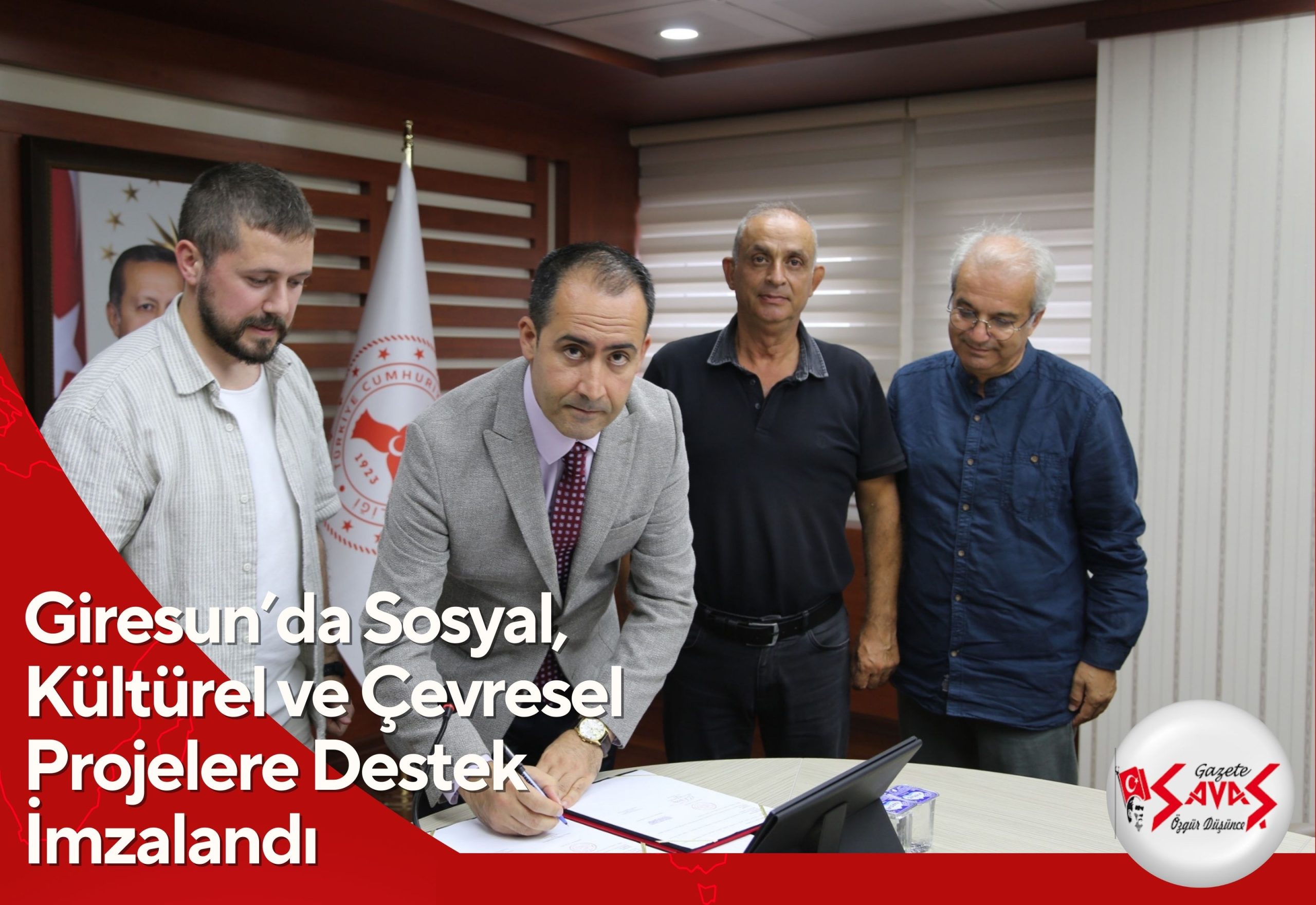 Giresun’da Sosyal, Kültürel ve Çevresel Projelere Destek İmzalandı