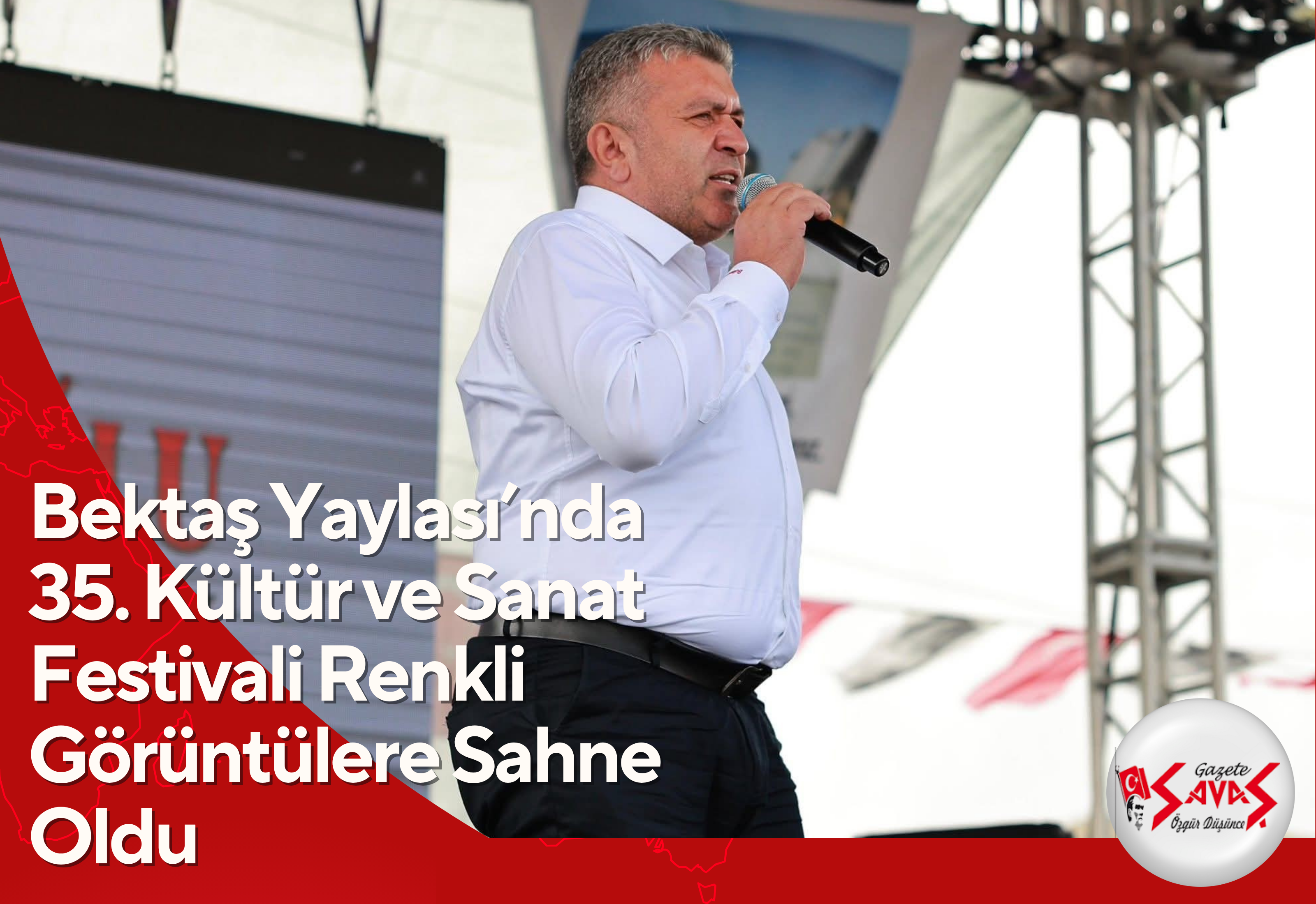 Bektaş Yaylası’nda 35. Kültür ve Sanat Festivali Renkli Görüntülere Sahne Oldu