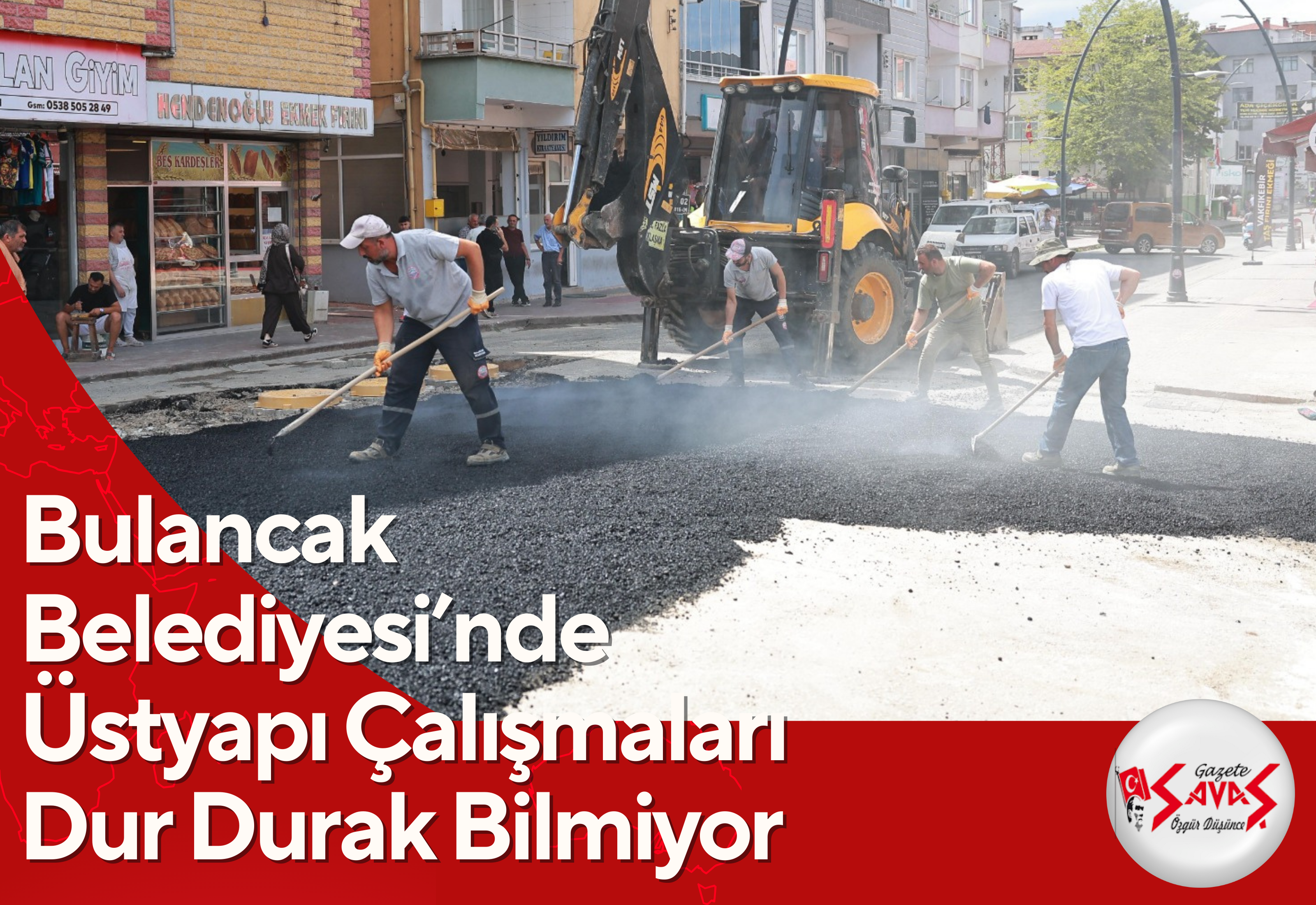 Bulancak Belediyesi’nde Üstyapı Çalışmaları Dur Durak Bilmiyor