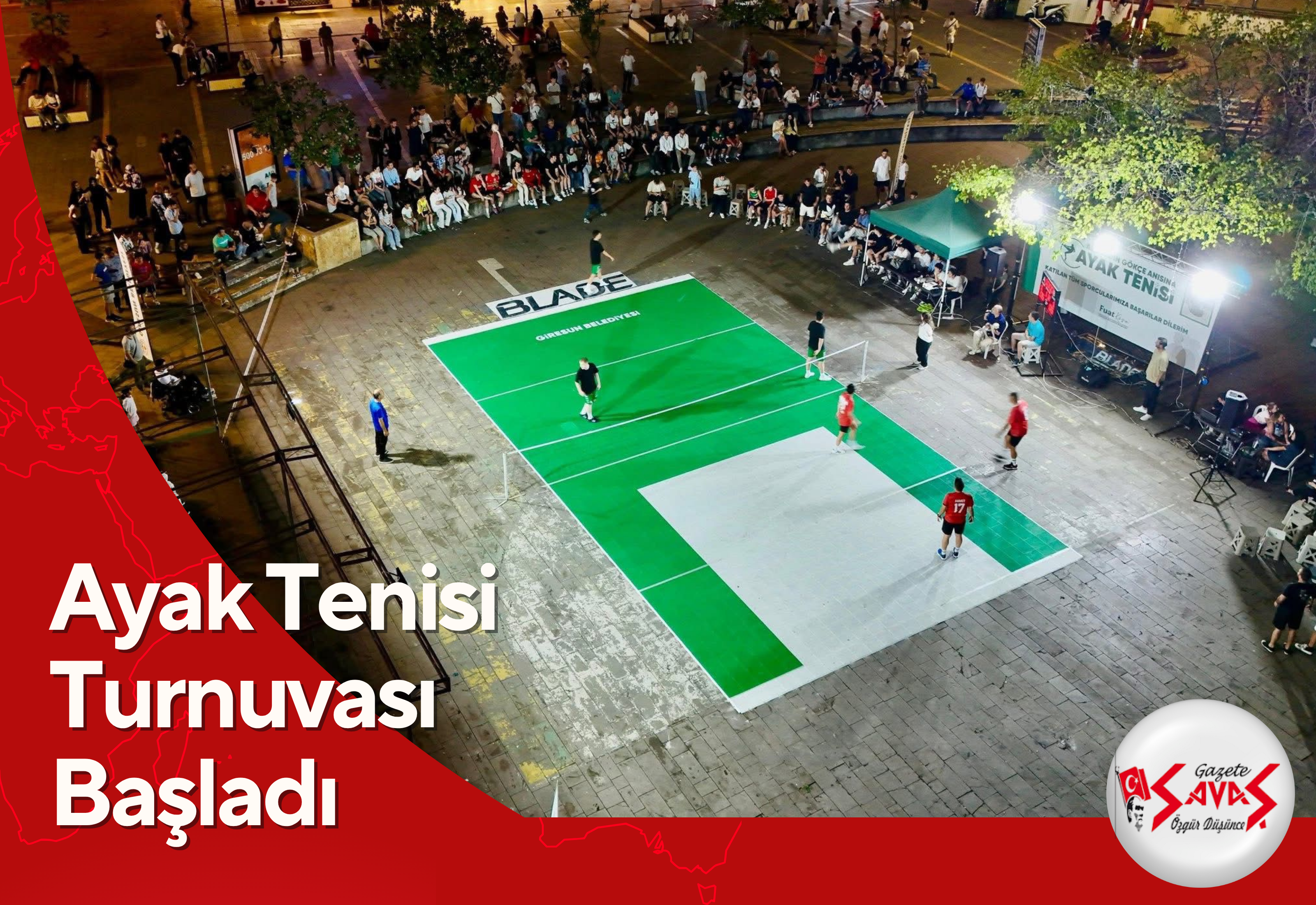 Ayak Tenisi Turnuvası Başladı