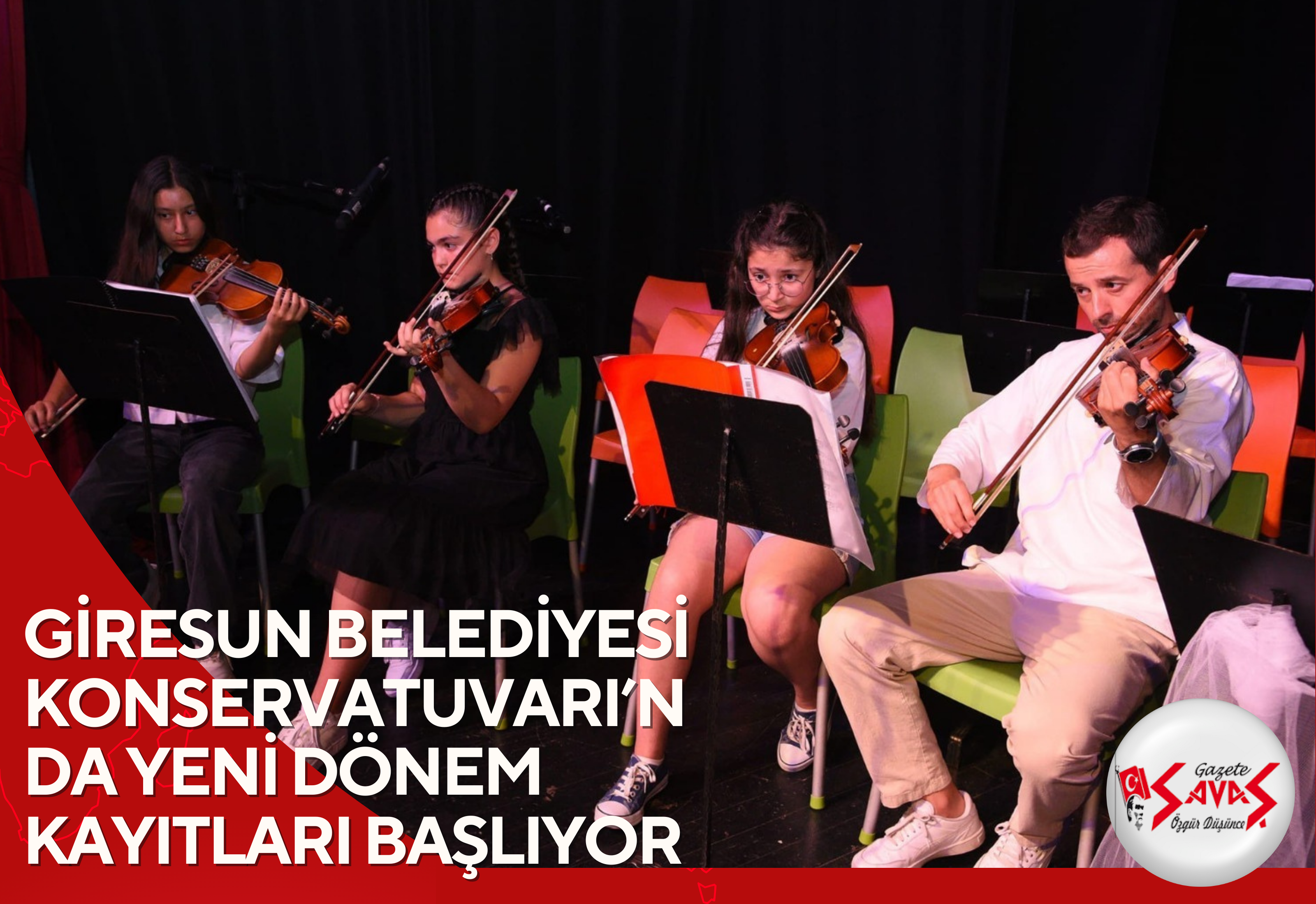 GİRESUN BELEDİYESİ KONSERVATUVARI’NDA YENİ DÖNEM KAYITLARI BAŞLIYOR