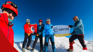 GİDOSK Sporcuları Ağrı Dağı Zirvesi’nde!