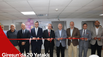 Giresun’da 20 Yataklı Palyatif Bakım Servisi Hizmete Açıldı