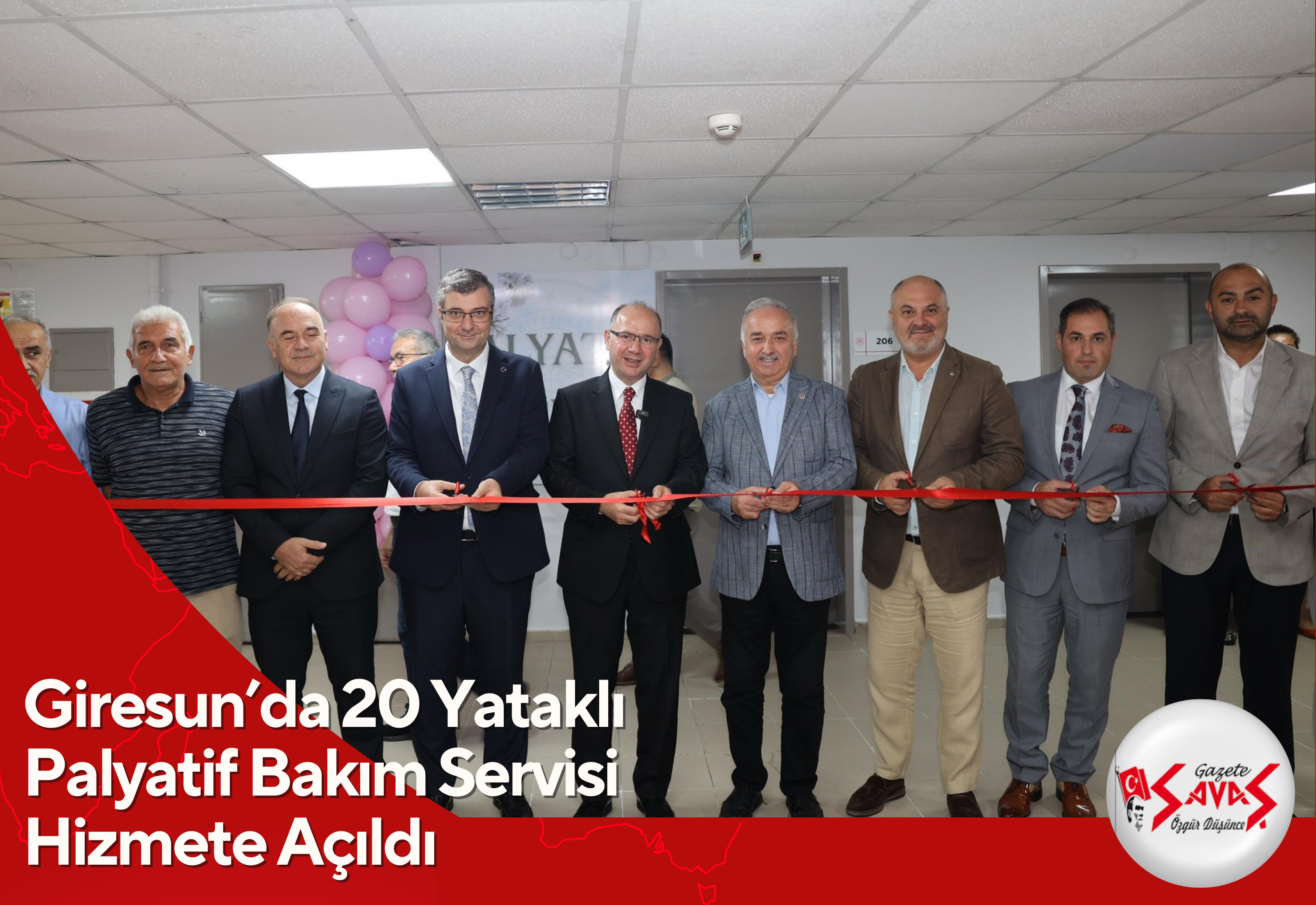 Giresun’da 20 Yataklı Palyatif Bakım Servisi Hizmete Açıldı