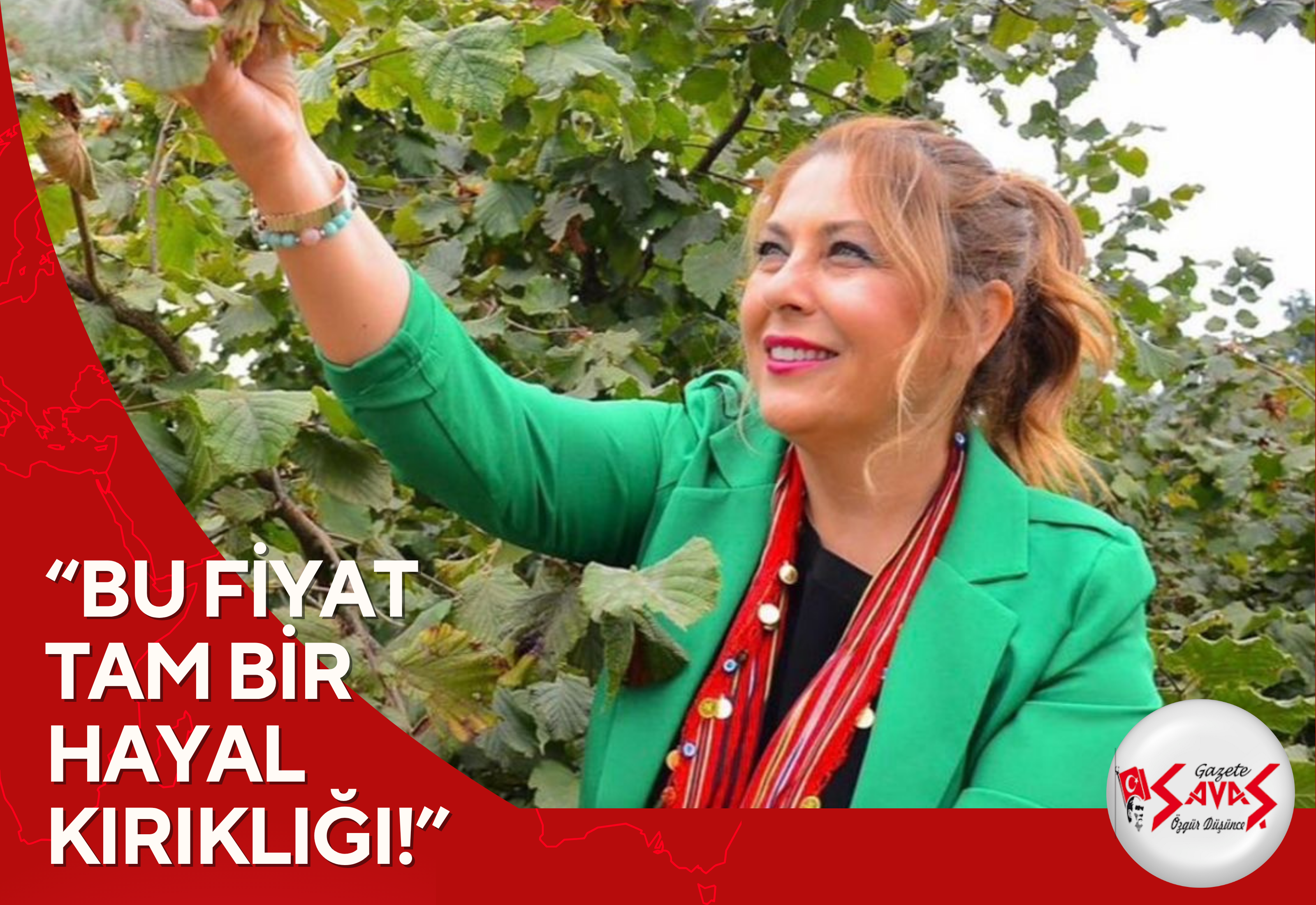 Milletvekili Elvan IŞIK GEZMİŞ, 195 lira olarak açıklanan fındık taban fiyatına tepki gösterdi: