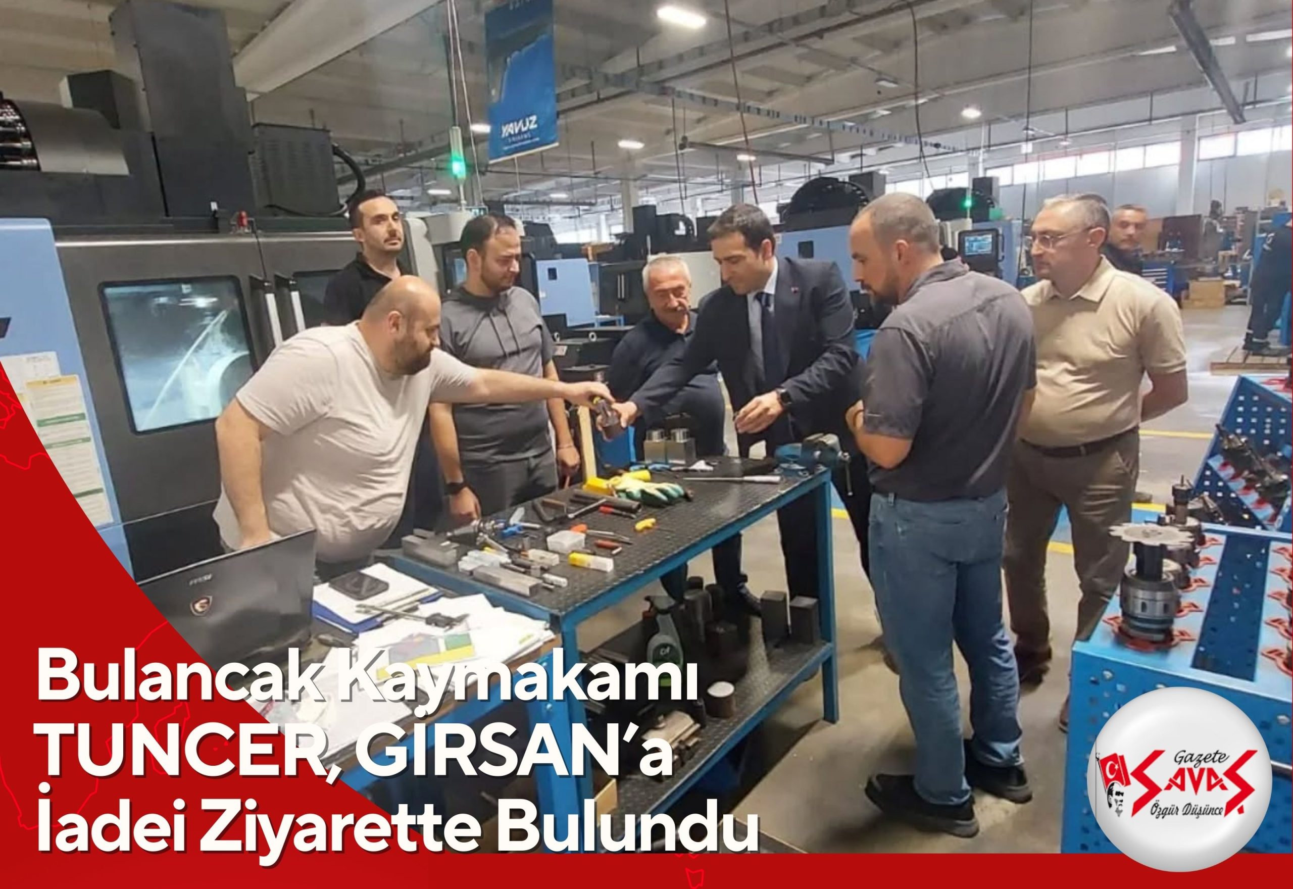 Kaymakam TUNCER, GİRSAN’a İadei Ziyarette Bulundu