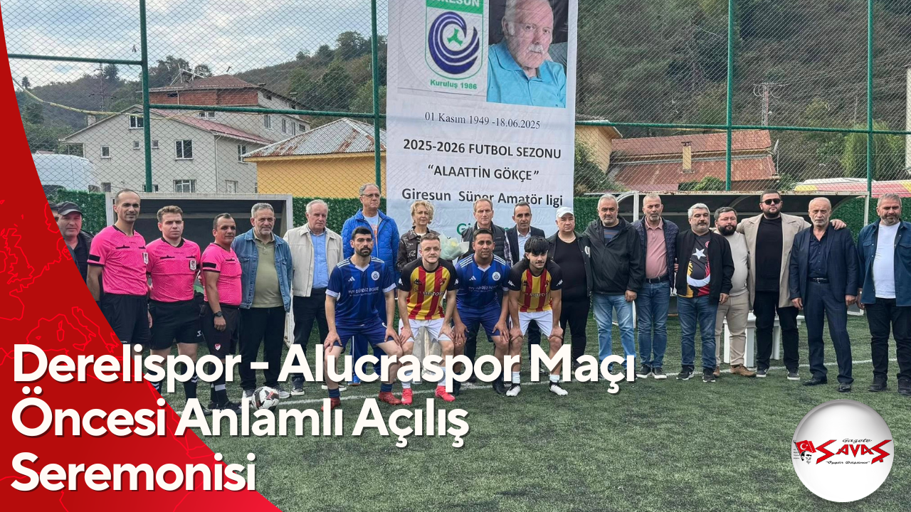 Derelispor – Alucraspor Maçı Öncesi Anlamlı Açılış Seremonisi