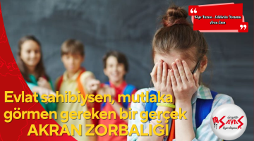 Evlat sahibiysen, mutlaka görmen gereken bir gerçek AKRAN ZORBALIĞI