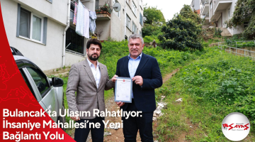 Bulancak’ta Ulaşım Rahatlıyor: İhsaniye Mahallesi’ne Yeni Bağlantı Yolu