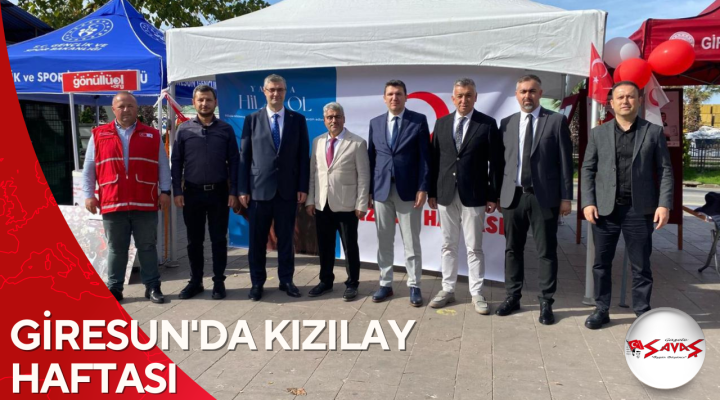 GİRESUN’DA KIZILAY HAFTASI COŞKUSU: VATANDAŞLAR YARDIM VE GÖNÜLLÜLÜK RUHUNDA BULUŞTU