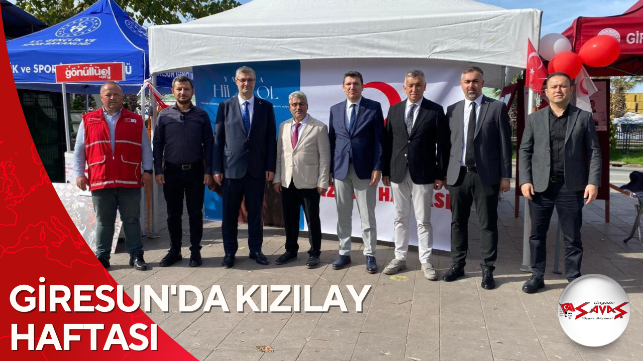 GİRESUN’DA KIZILAY HAFTASI COŞKUSU: VATANDAŞLAR YARDIM VE GÖNÜLLÜLÜK RUHUNDA BULUŞTU