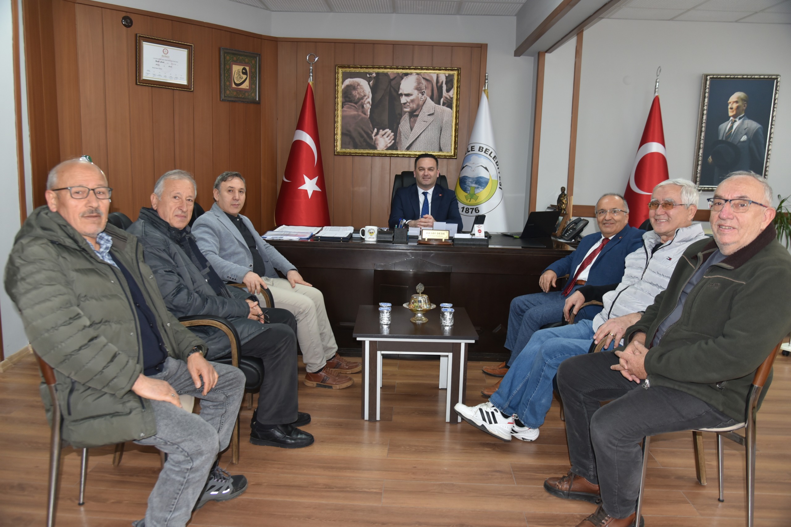 GGD’DEN BAŞKAN DEDE’YE ZİYARET