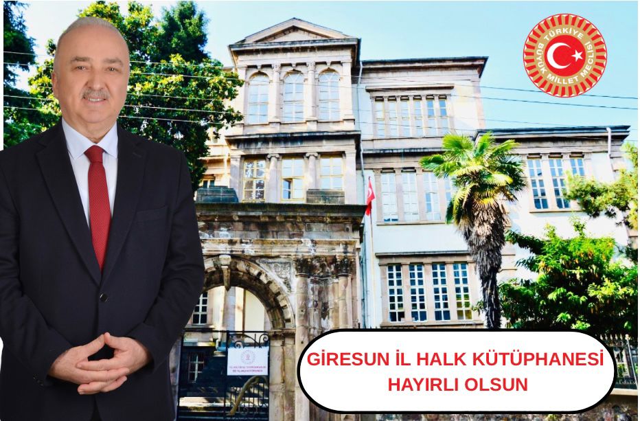 GİRESUNA GİRESUN İL HALK KÜTÜPHANESİ  HAYIRLI OLSUN