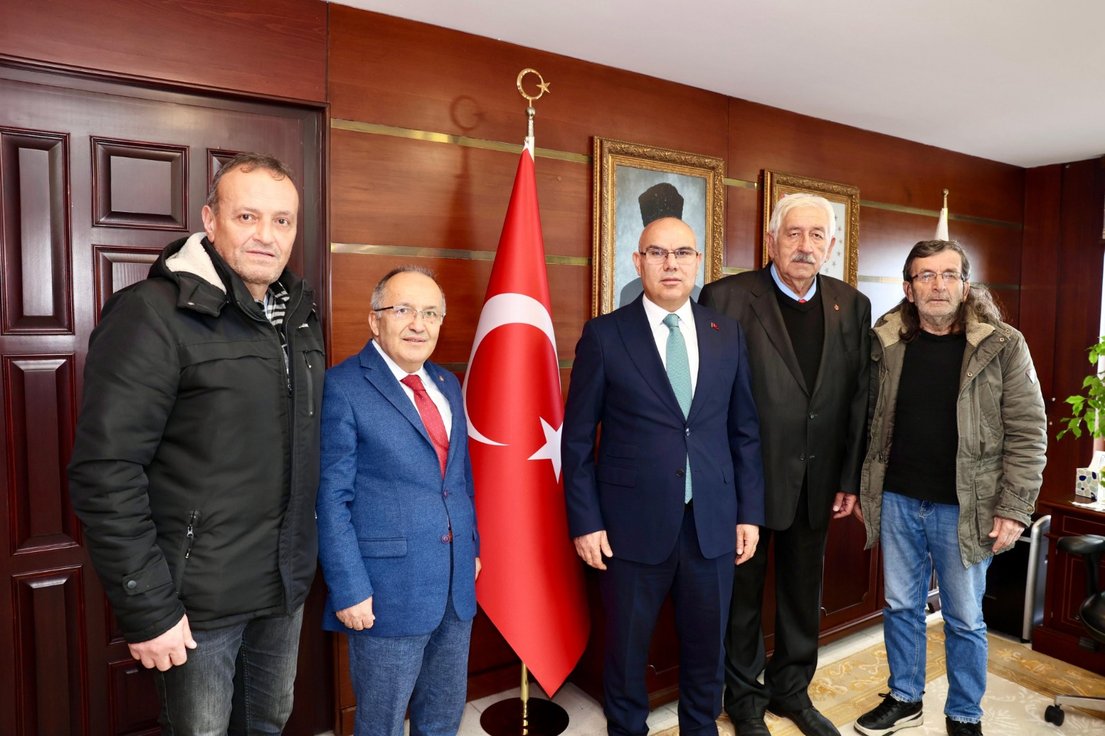 GİRESUN GAZETECİLER DERNEĞİ’NDEN VALİ MUSTAFA KOÇ’A HAYIRLI OLSUN ZİYARETİ