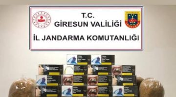 DERELİ’DE KAÇAK TÜTÜN OPERASYONU: JANDARMADAN GEÇİT YOK