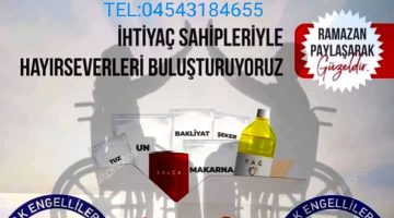 Bulancak Engelliler Derneği’nden Ramazan Ayı Boyunca İyilikte Umut Ol Kampanyası