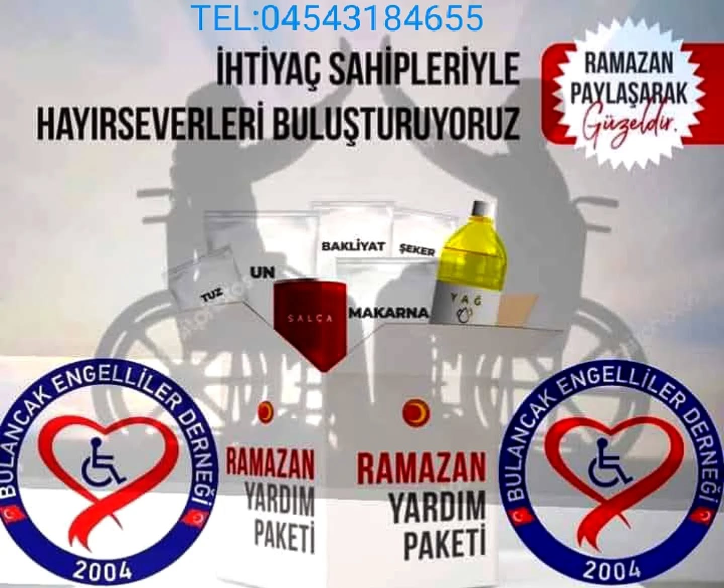 Bulancak Engelliler Derneği’nden Ramazan Ayı Boyunca İyilikte Umut Ol Kampanyası