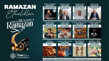 GİRESUN BELEDİYESİ’NDEN RAMAZAN’A ÖZEL KÜLTÜR VE SANAT PROGRAMI