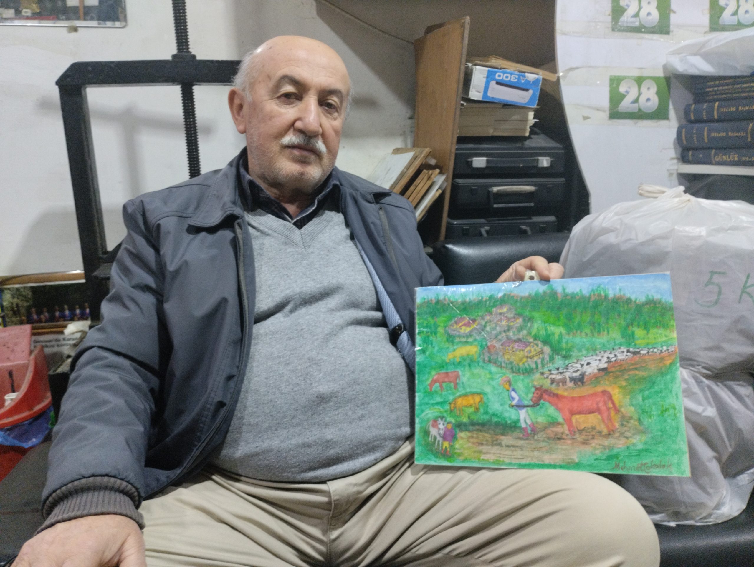 PANDEMİ ONU DURDURAMADI RESSAM YAPTI!           ÖZEL HABER       SEDAT KARAKAYA