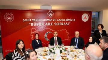 GİRESUN’DA RAMAZANIN İLK İFTARI ŞEHİT YAKINLARI VE GAZİLERLE AÇILDI