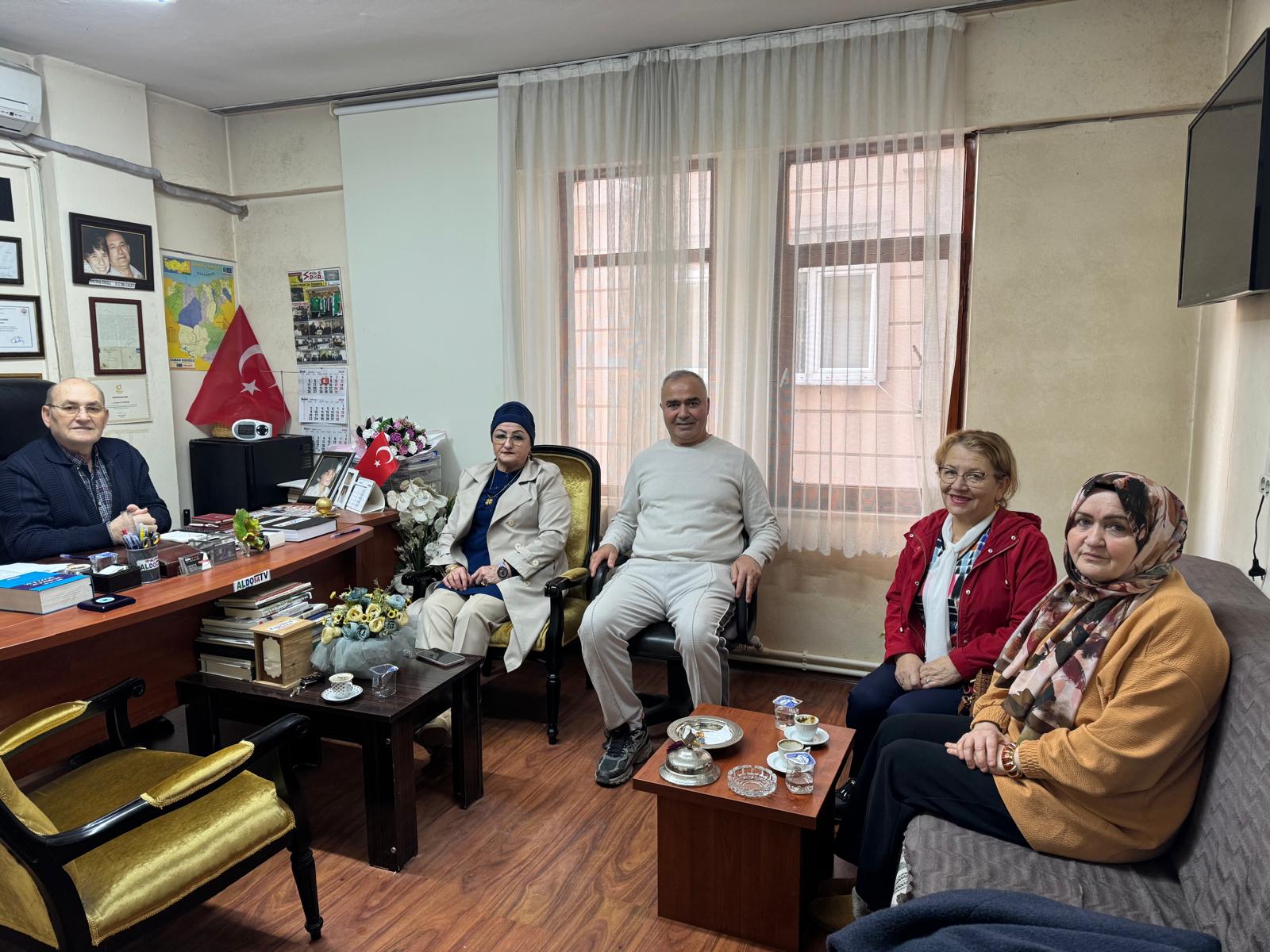 OSMAN KIROĞLU’NA SİYASET VE SİVİL TOPLUMDAN ZİYARET